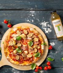 Honest Bio Tee und Pizza